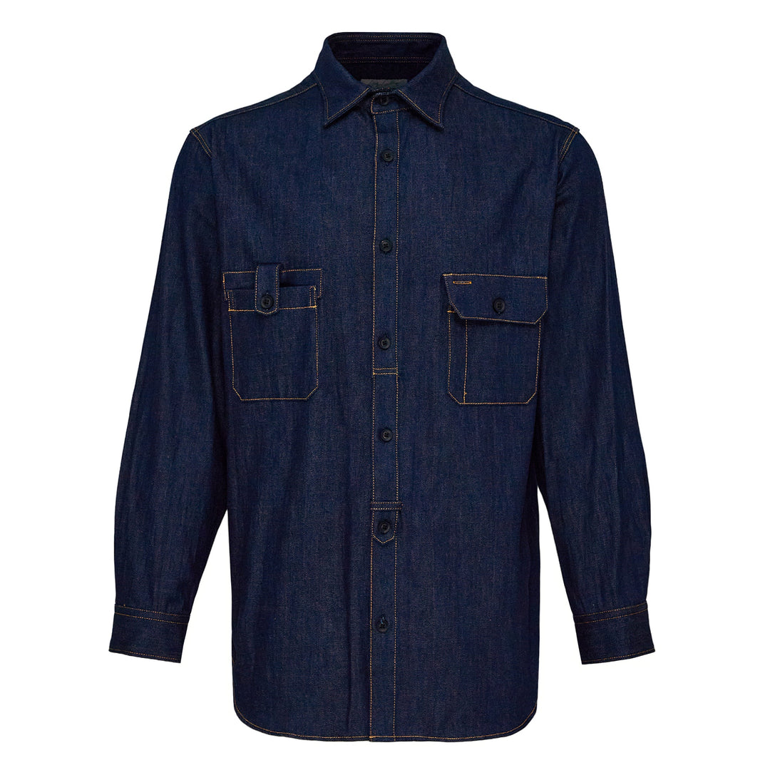 8Oz Denim Front Strip Shirt