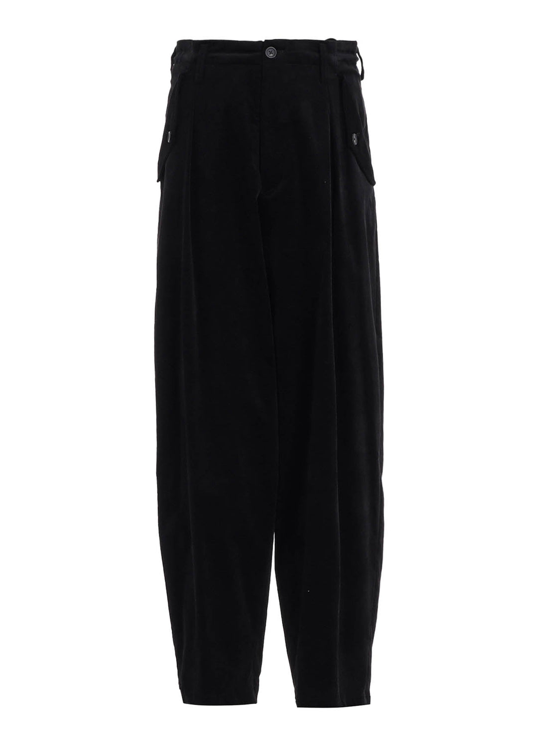 Velvet Tuck Pants