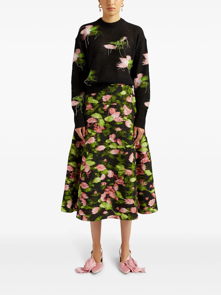 Gathered Voluminous Skirt