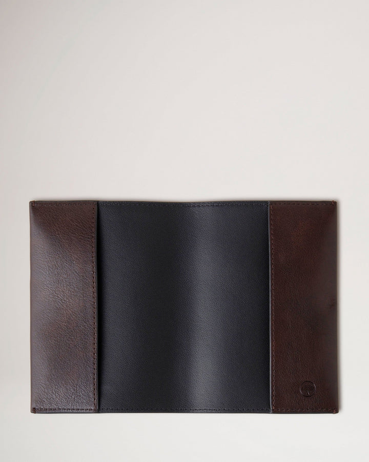 Passport Slip Dark Chocolate Two-Tone Leather