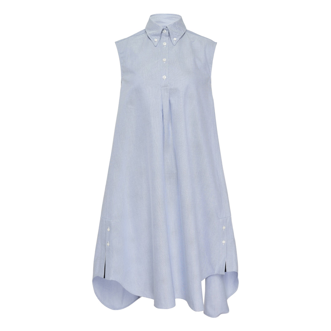 Oversized Sleeveless Shirt Dress
