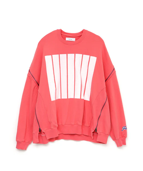 7 Bars Zipper Sweatshirt