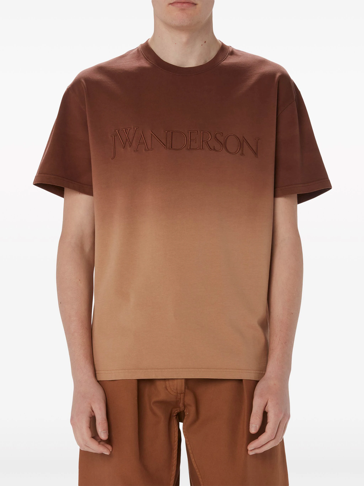 Logo Embroidery Gradient T-Shirt