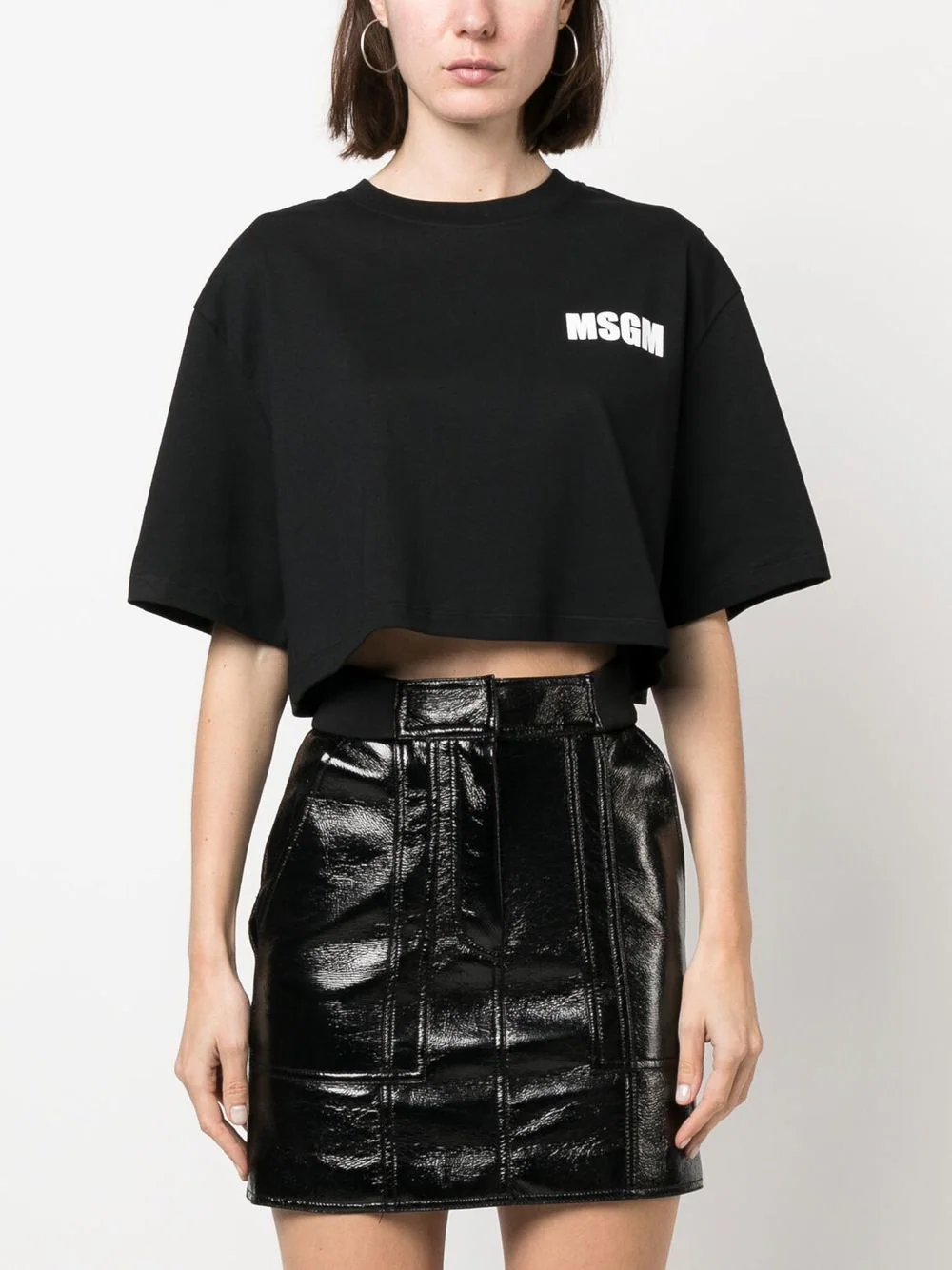 Block Logo Cropped T-Tshirt