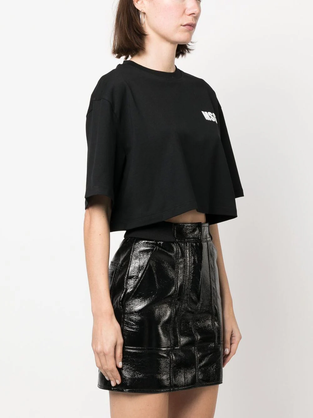 Block Logo Cropped T-Tshirt