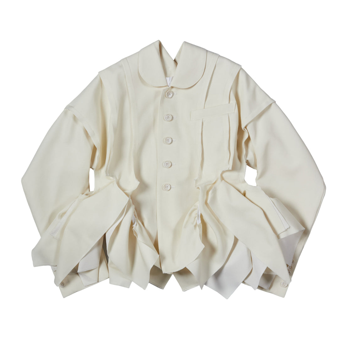 Wool Gabardine Overdyed Jacket