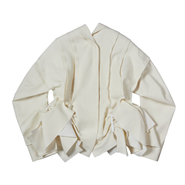 Wool Gabardine Overdyed Jacket