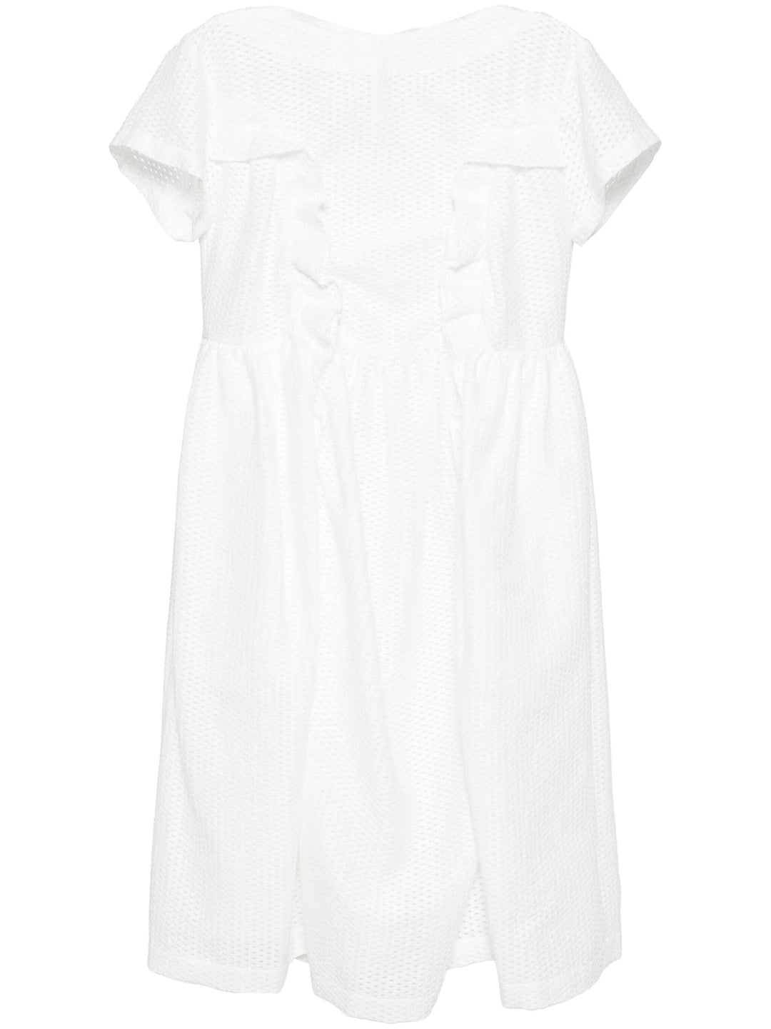 Cotton Nylon Jacquard Dress