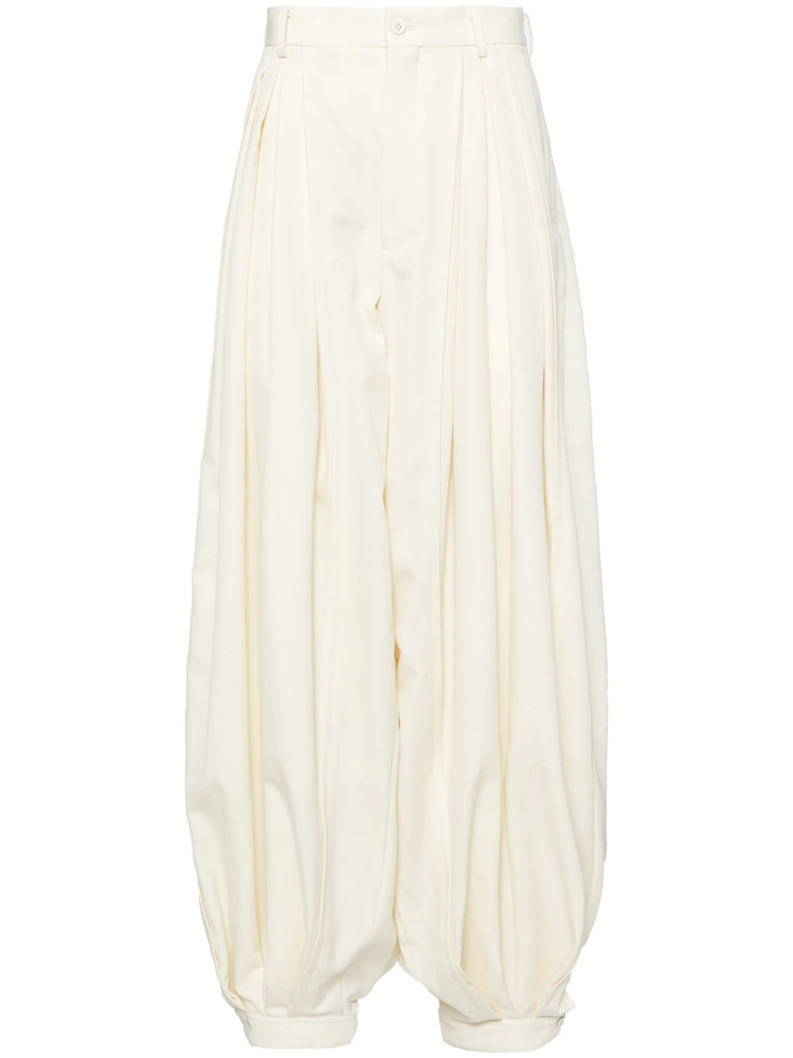 Wool Gabardine Medium Pants