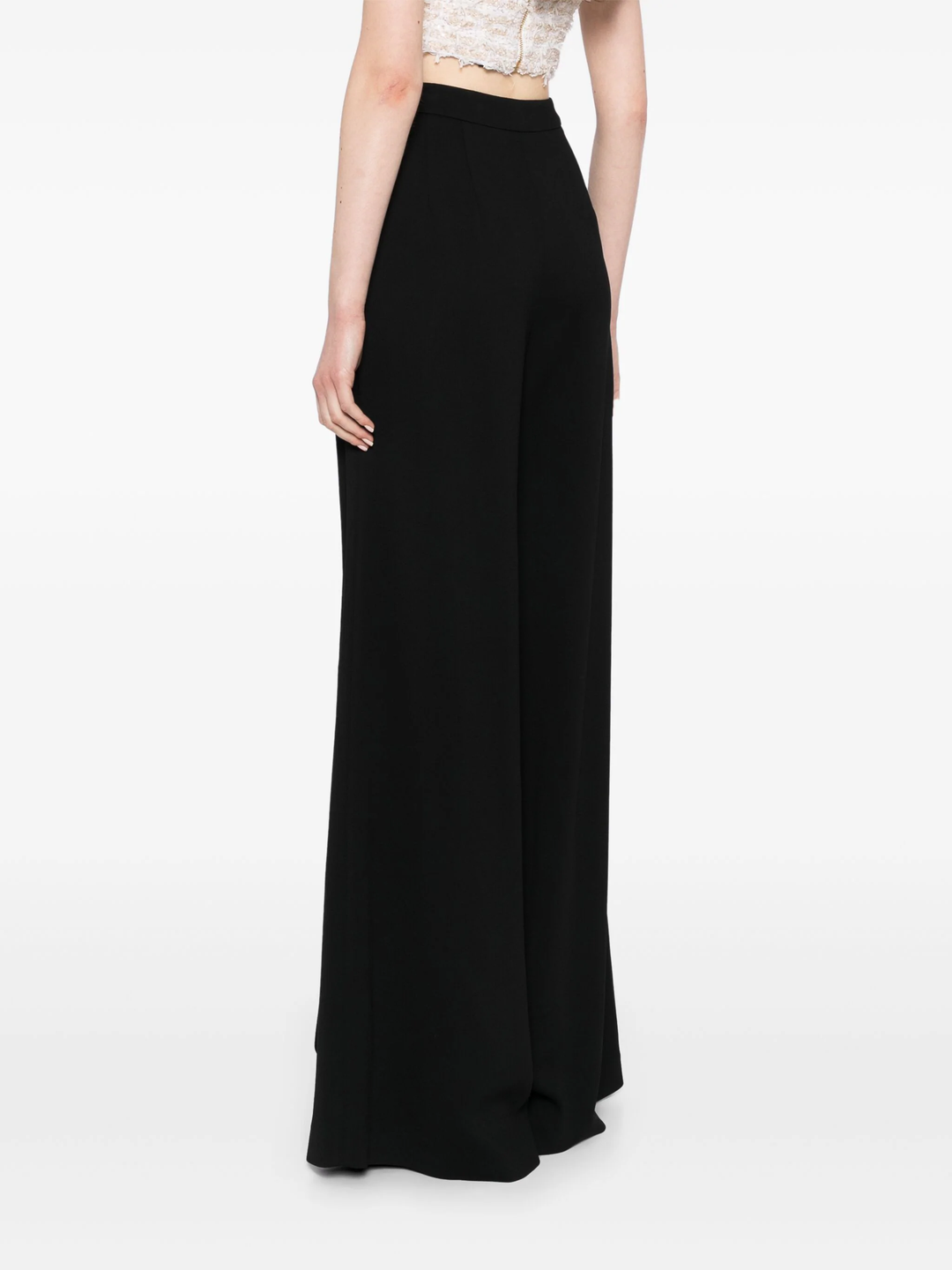 Crepe Wide Leg Pants