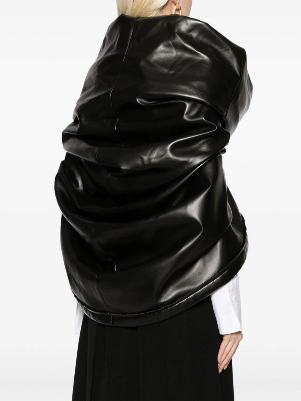 Soft Fake Leather Thin Jacket