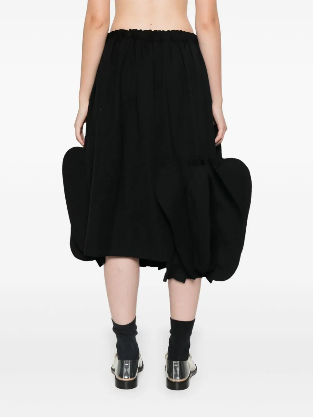 Wool Thick Gabardine Skirt