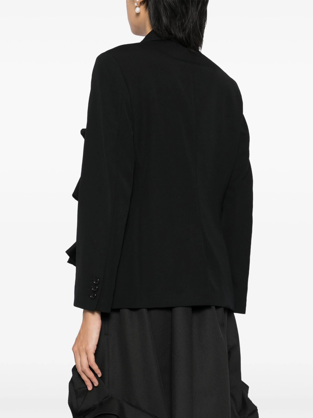 Wool Gabardine Medium Ribbon Jacket