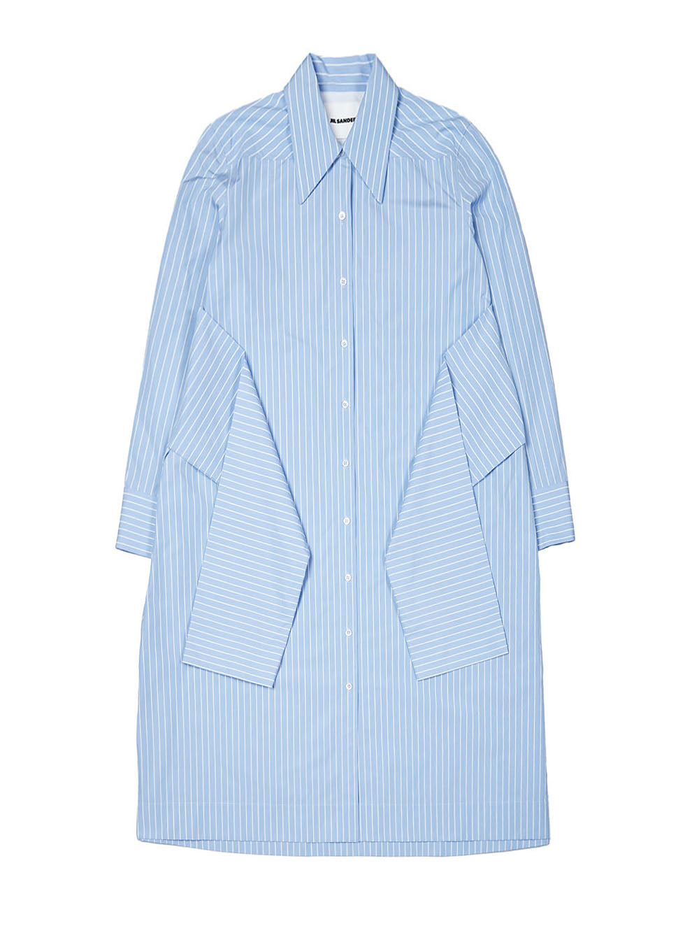 Calf Length Relaxed Fit Shirt Dress