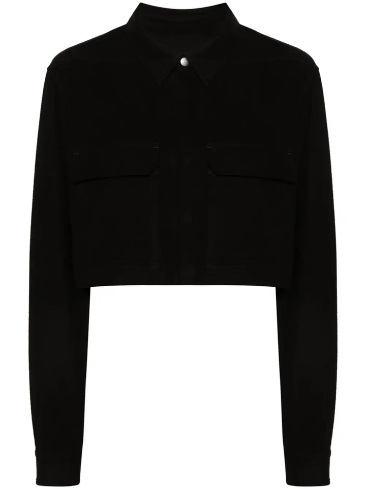 Cropped Outershirt Black