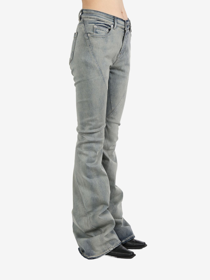 Bias Bootcut In Sky Stretch Denim