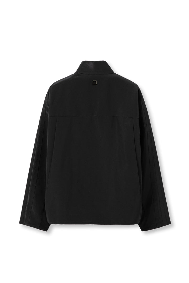 Black Shiny Blouson