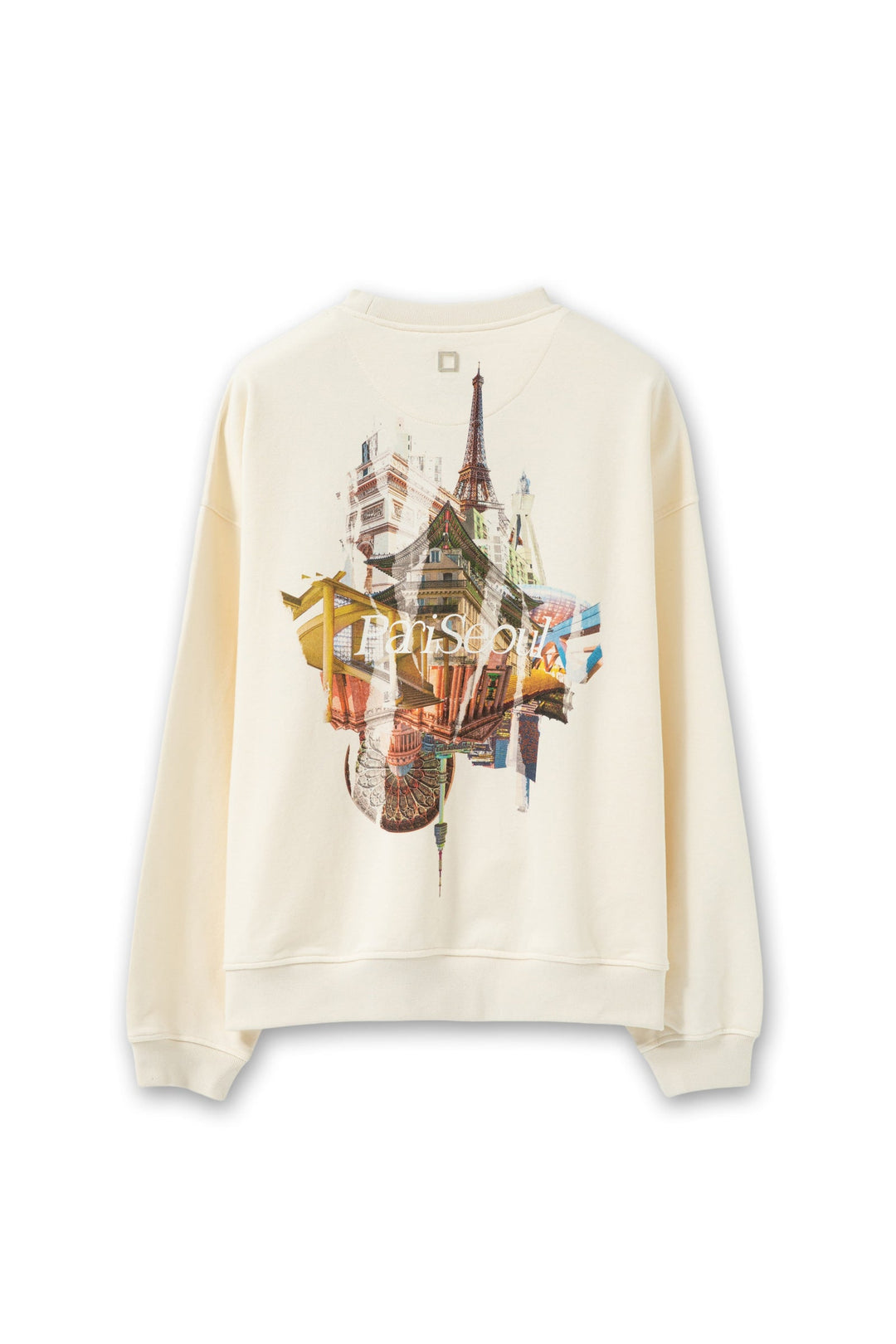 Paris Seoul Scene Crewneck Sweatshirt