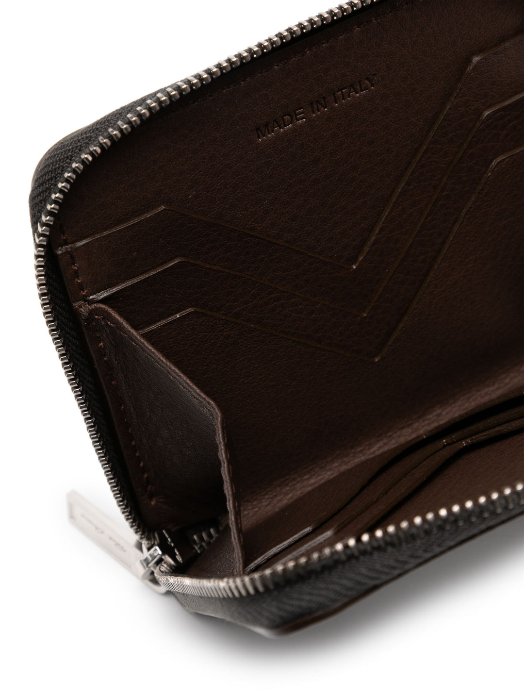 Zipped Wallet Soft Grain Cow Leather