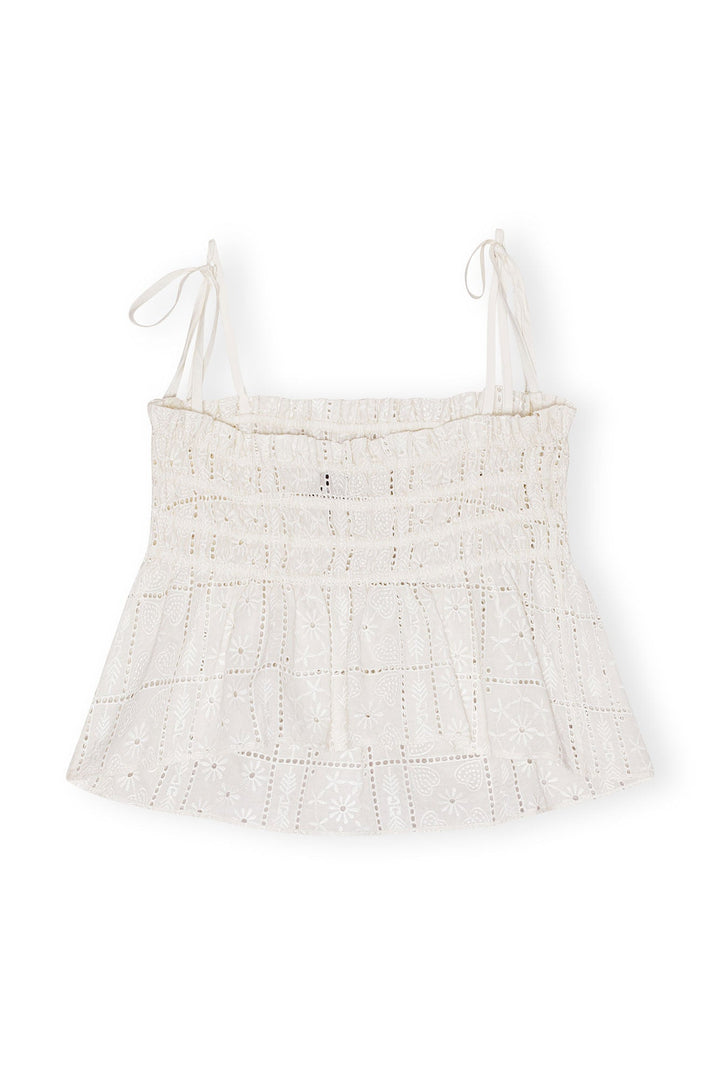 Light Broderie Anglaise Smock Top