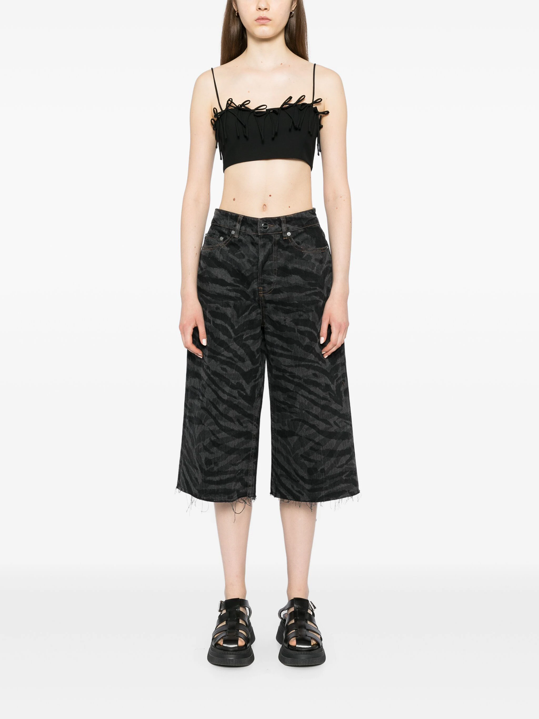 Lazer Denim Shorts