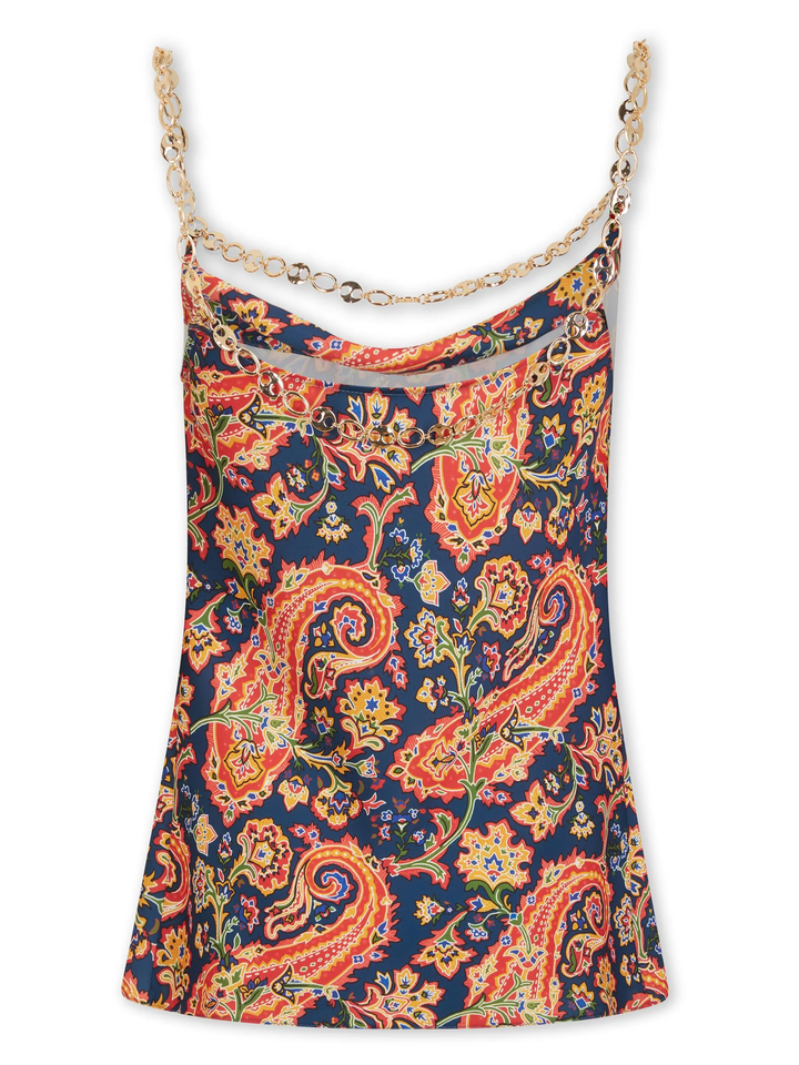 Paisley Printed Top