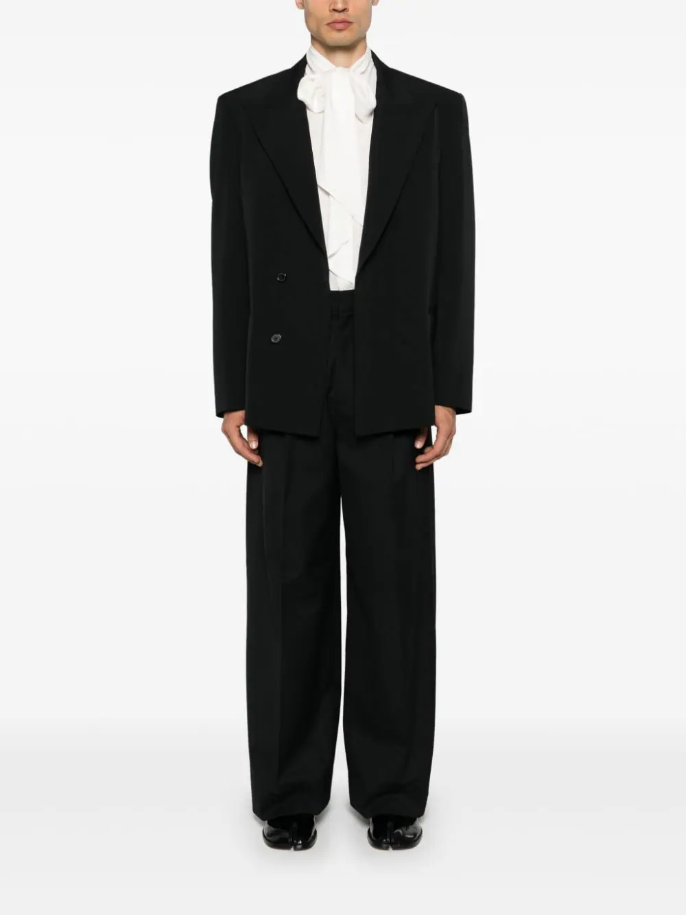 Wide Leg Trousers Fine Wool