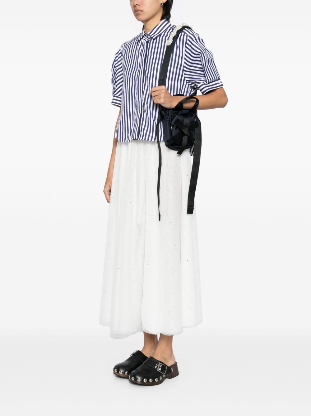 Beaded Mini Classic Bow Crossbody