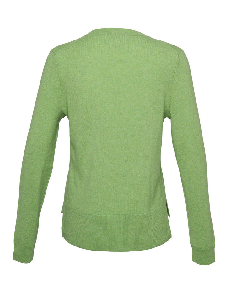 Recycled Cashmere Fitted V-Neck Sweater