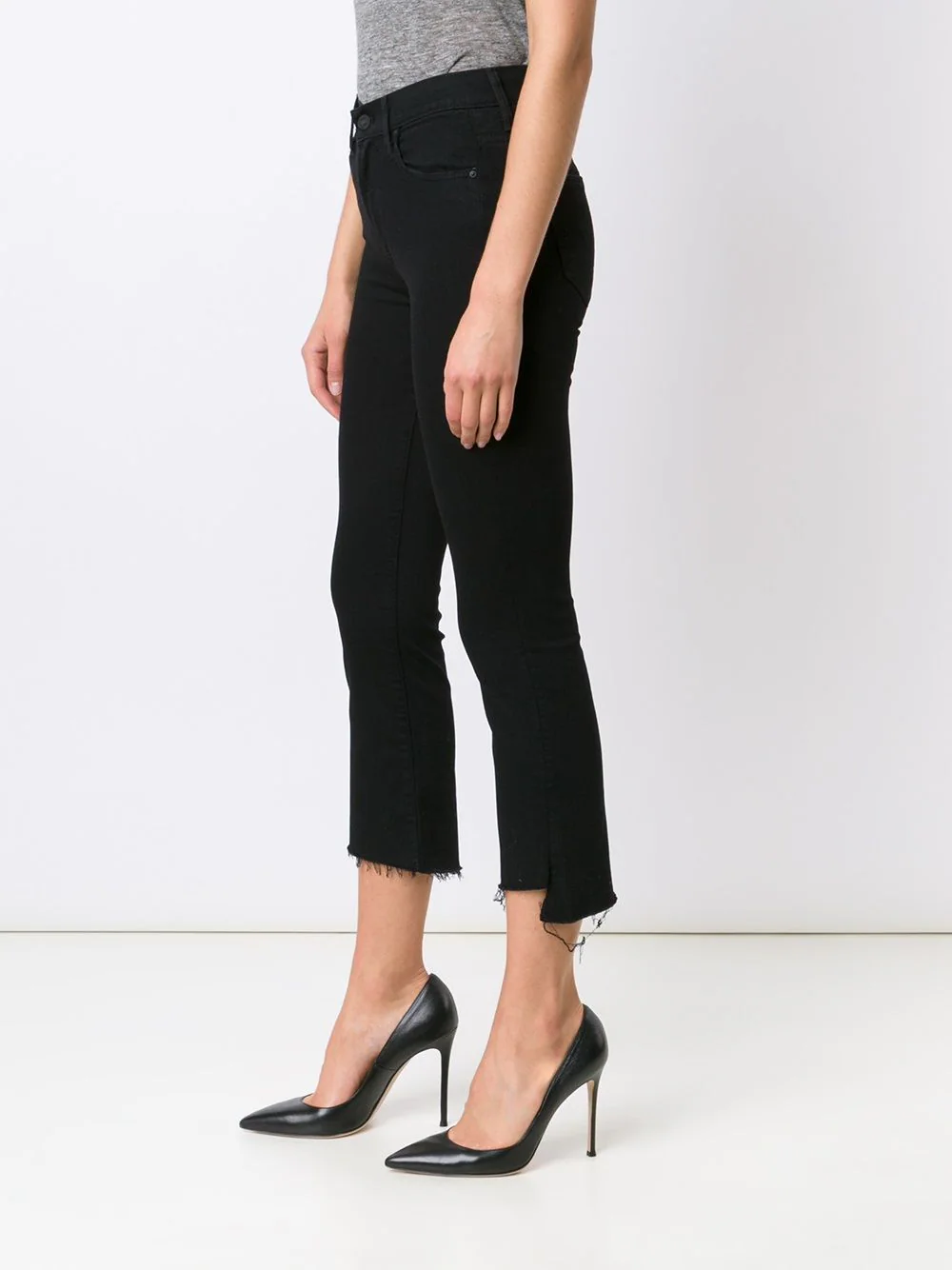 The Insider Crop Step Fray Jeans