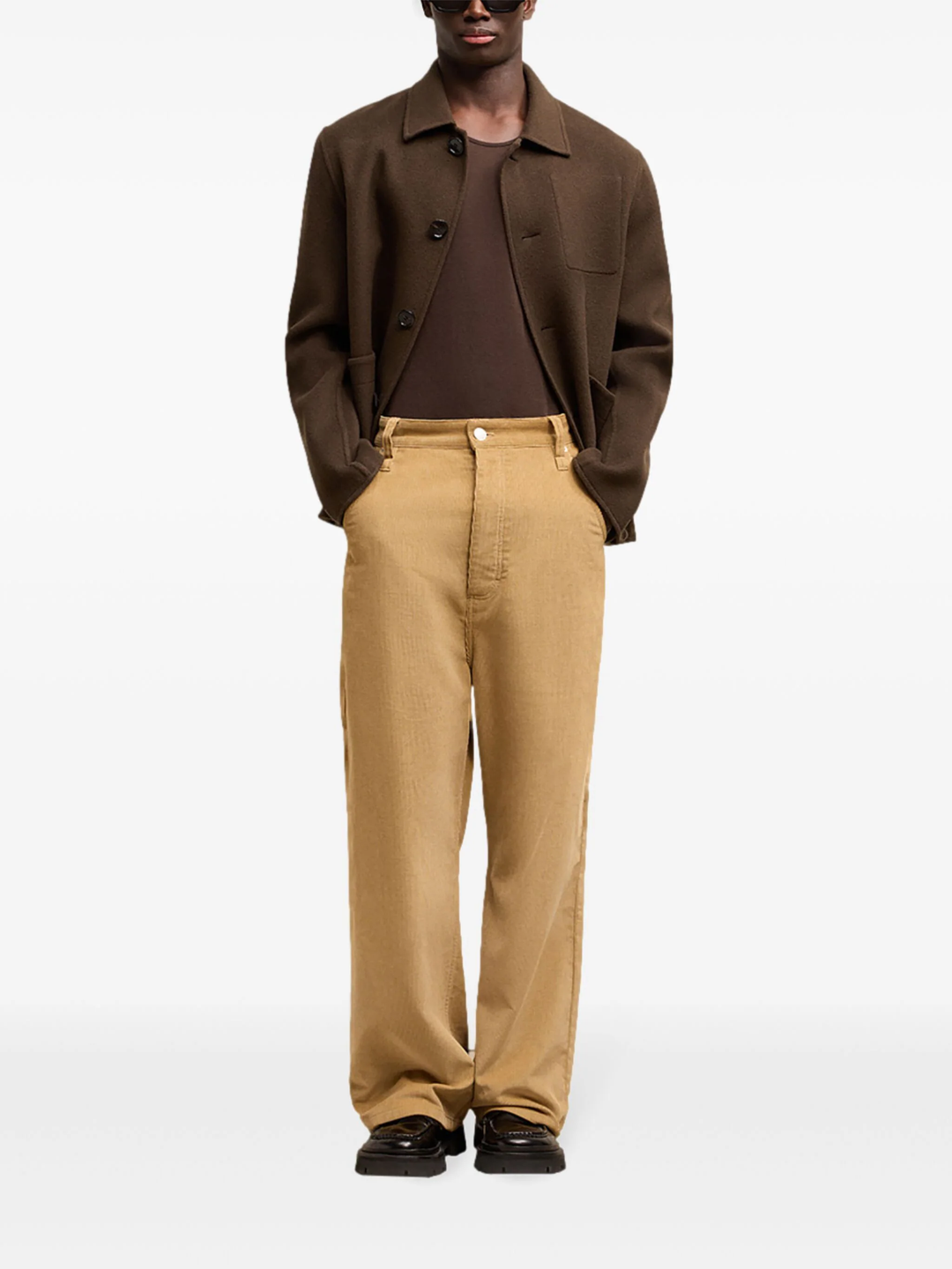 Baggy Fit Trousers Corduroy