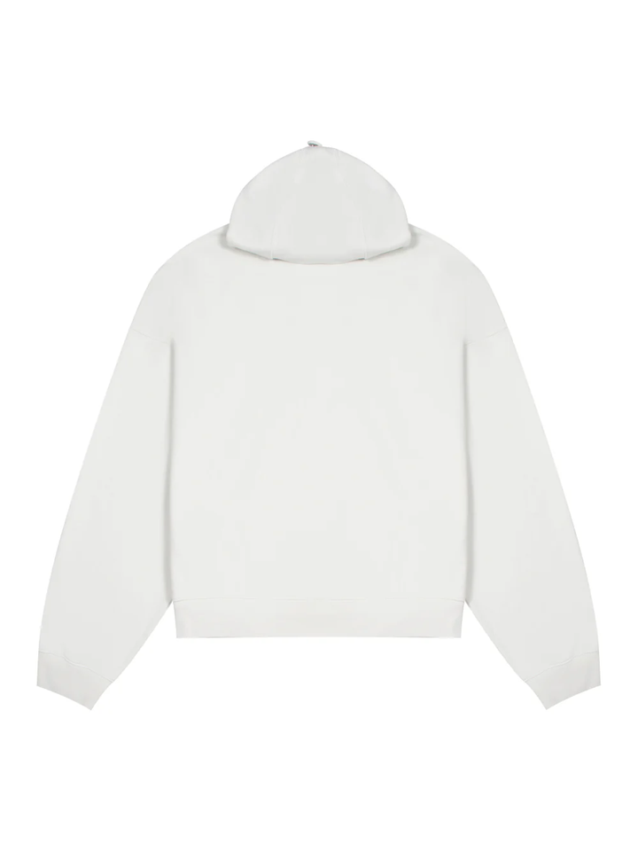 White Cap Zip-Up Hoodie