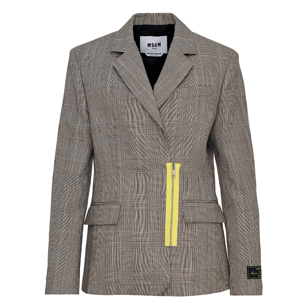 Contrast Piping Jacket