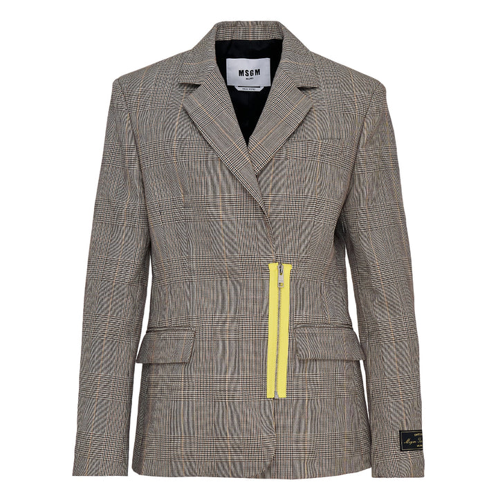 Contrast Piping Jacket