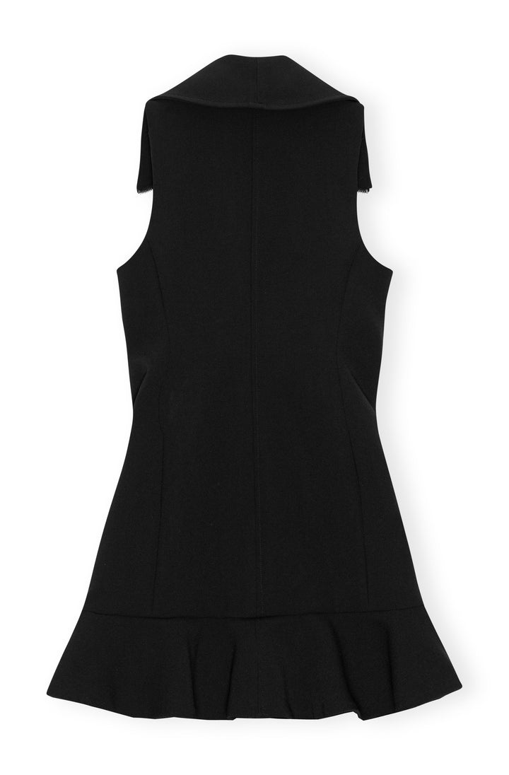 Bonded Crepe Mini Dress