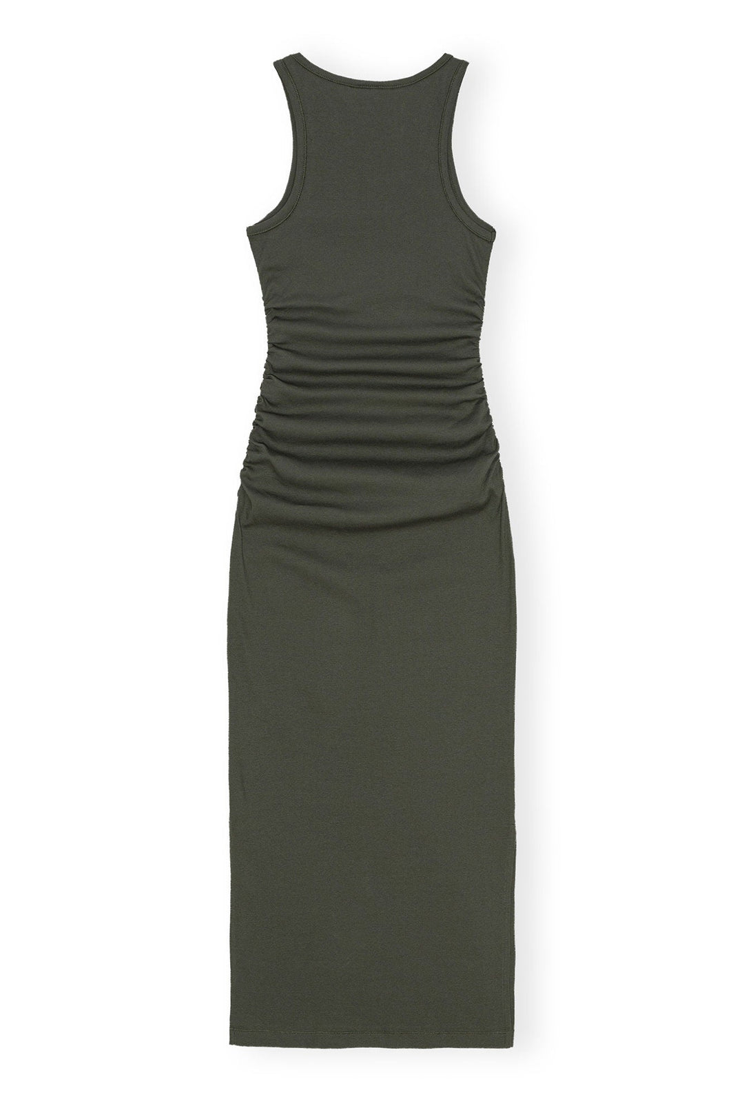 Soft Cotton Rib Tank Top Long Dress