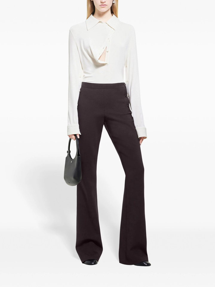 Oblique Tailored Wool Pants