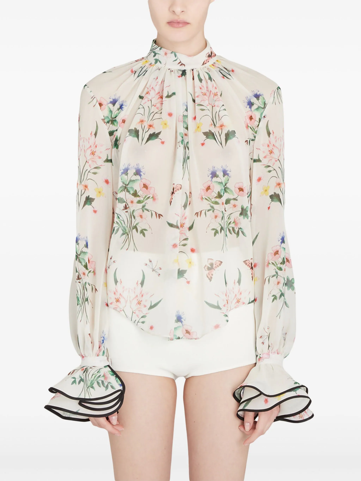 Botanical Ivory Blouse