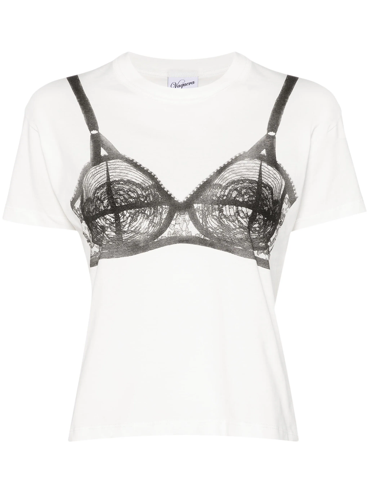 Women Bra Trompe L'Oeil T-Shirt