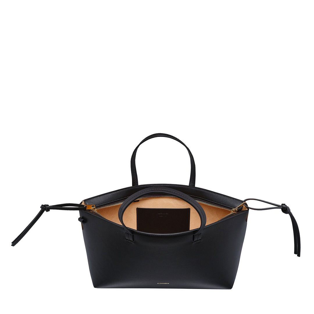 Bateau Small Smooth Plain Calf Shoulder Bag
