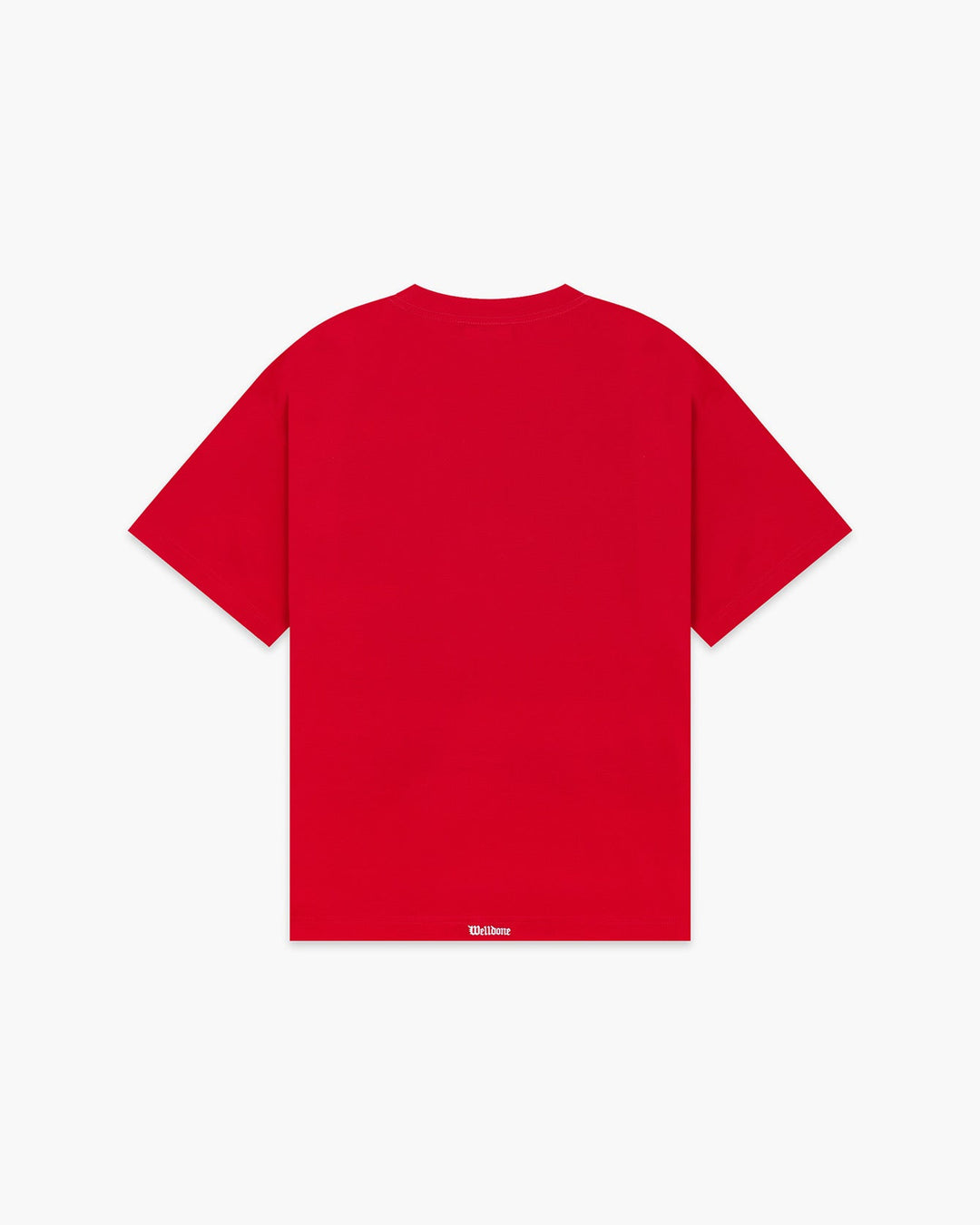 Red Gothic Logo Print T-Shirt