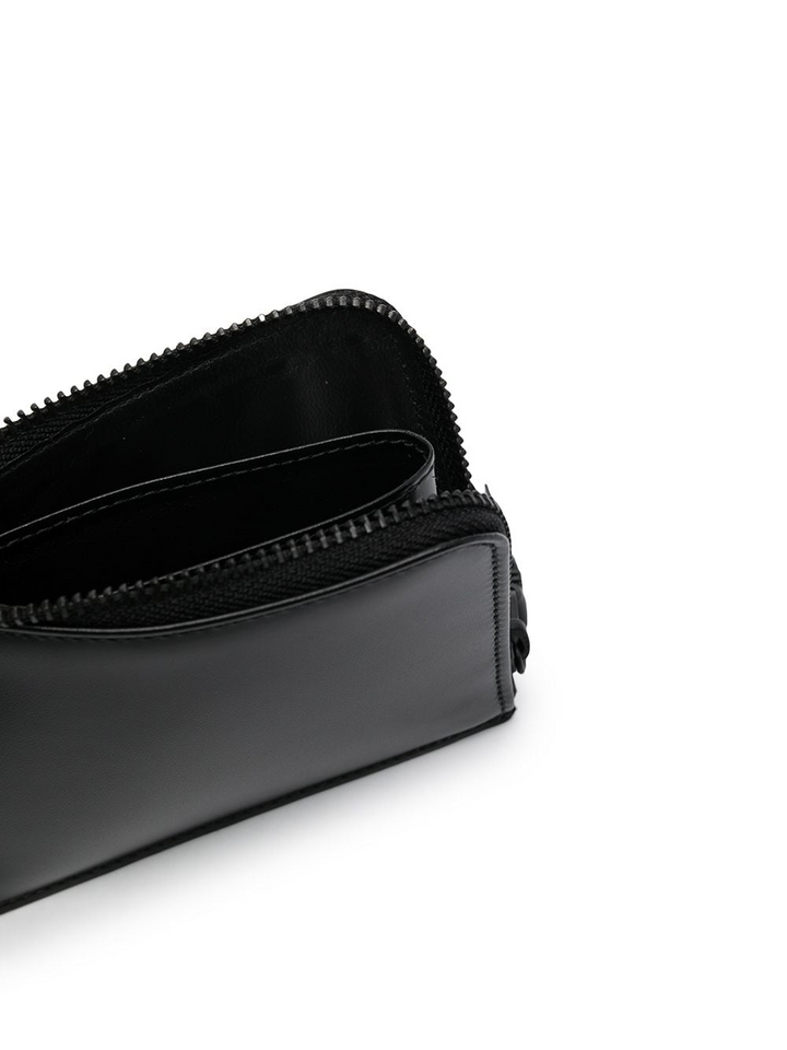 Very Black L Zip Wallet