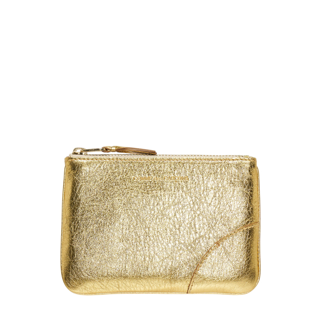 COMME des GARCONS Gold Top Zip Pouch – Available at Club 21, Official Retailer in Singapore, Malaysia & Thailand with Global Shipping Online