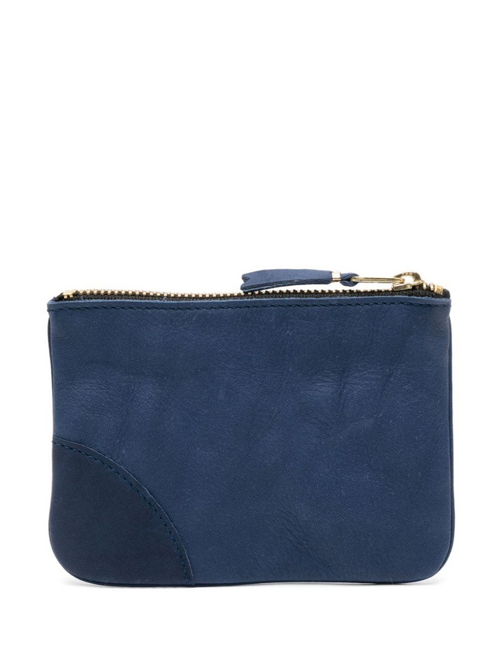 Washed Wallet Top Zip Pouch