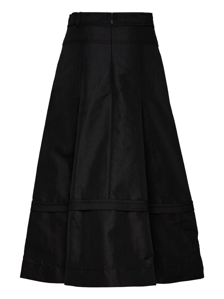 Flare Skirt With Belt