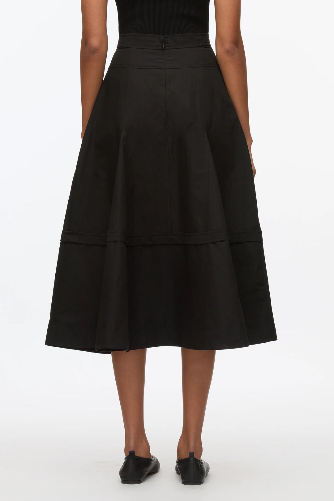 Flare Skirt With Belt