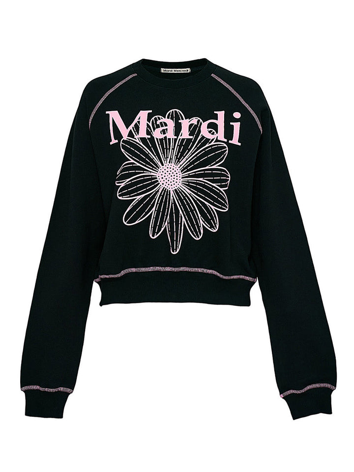 Sweatshirt Raglan Flower Mardi