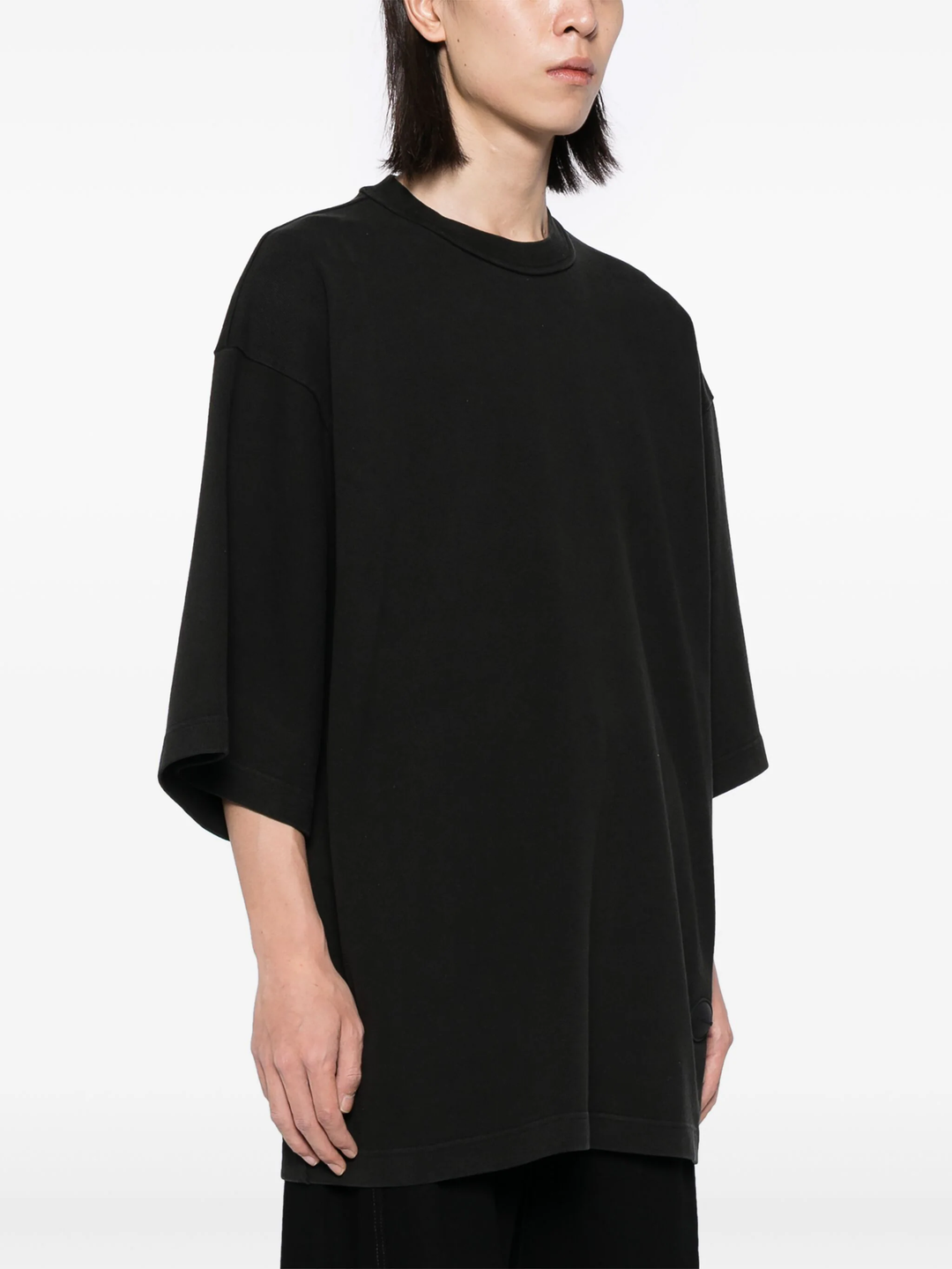 Oversize Drop-Sleeve Tee In Japanese Cotton Jersey