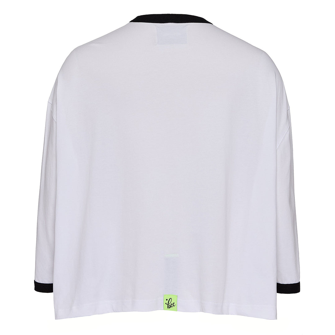 Ringer Tee In Cotton Jersey