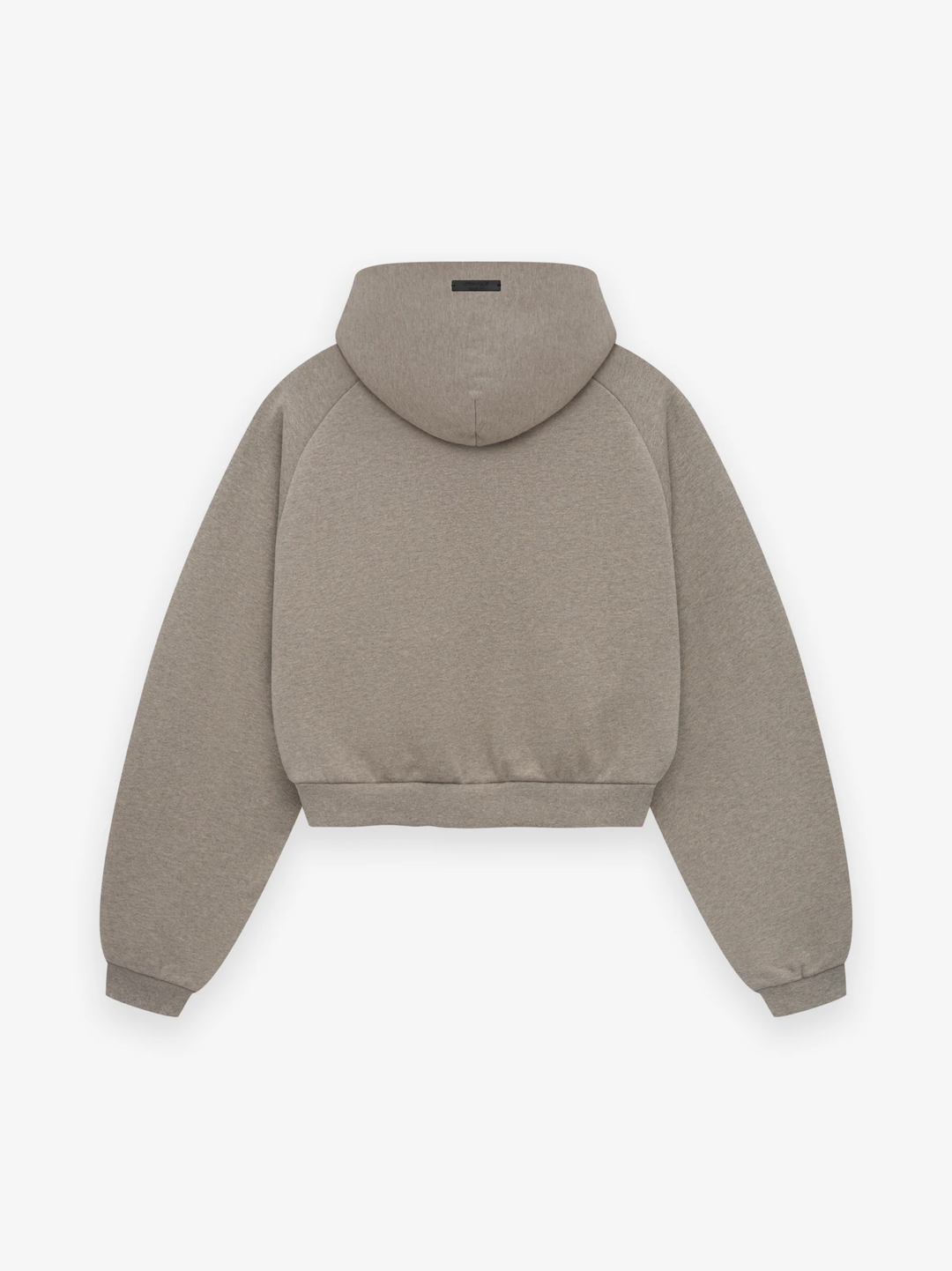 Fleece Cropped Hoodie